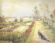 Max Slevogt Flower Garden in Neu-Cladow (nn02) china oil painting reproduction